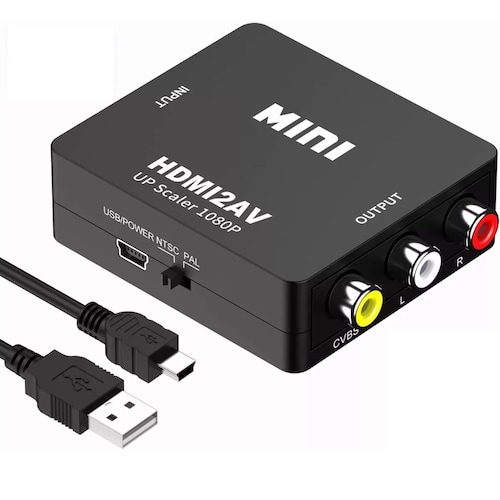 Adaptador Conversor De Audio Y Video Hdm A Rca Para Tv