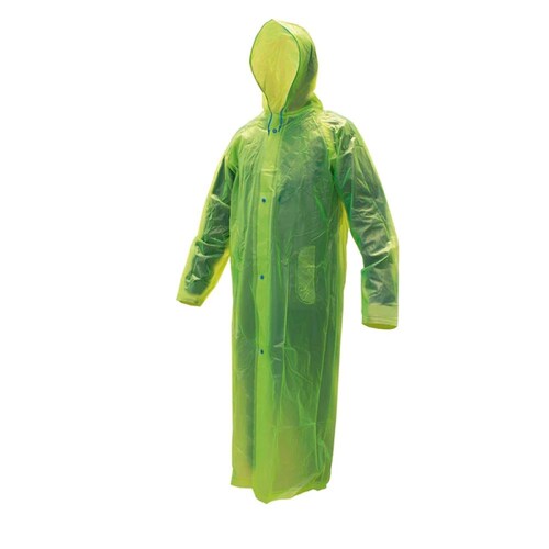 Gabardina Impermeable Alta Visibilidad PVC Verde Surtek