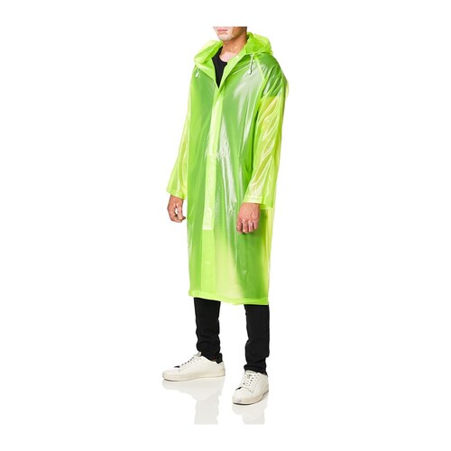Gabardina Impermeable Alta Visibilidad PVC Verde Surtek