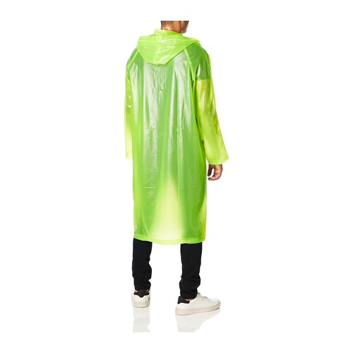 Gabardina Impermeable Alta Visibilidad PVC Verde Surtek
