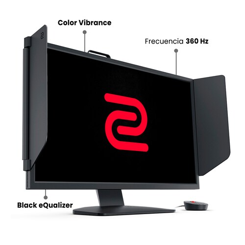 Monitor Esports 360 Hz 25 pulgadas ZOWIE XL2566K TN DyAc Black eQualizer