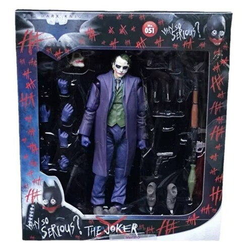 Figura Muñeco Articulada The Joker Dc Con Accesorios
