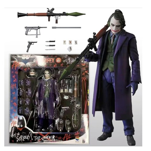 Figura Muñeco Articulada The Joker Dc Con Accesorios