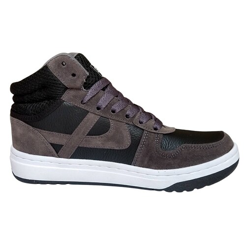 Tenis Panam urbano Bota Gris-Negro 0107310026.