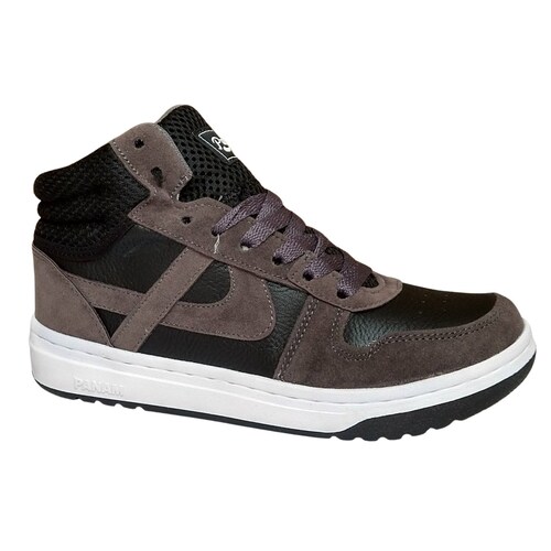 Tenis Panam urbano Bota Gris-Negro 0107310026.