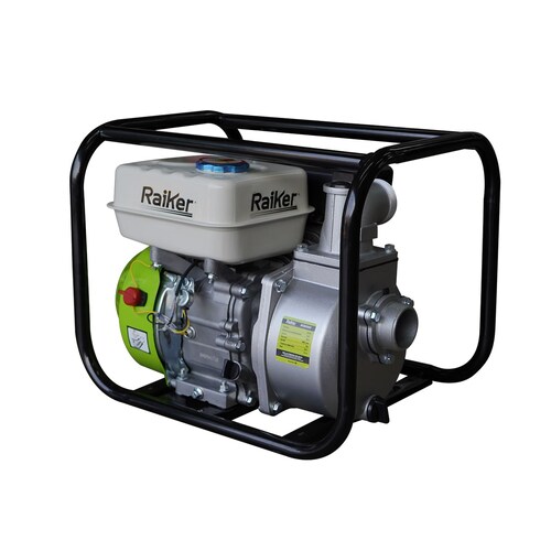 MOTOBOMBA AUTOCEBANTE A GASOLINA RAIKER 6.5 HP 2X2 4 TIEMPOS - RKB2265