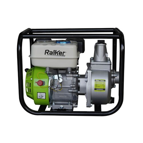 MOTOBOMBA AUTOCEBANTE A GASOLINA RAIKER 6.5 HP 2X2 4 TIEMPOS - RKB2265