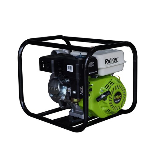 MOTOBOMBA AUTOCEBANTE A GASOLINA RAIKER 6.5 HP 2X2 4 TIEMPOS - RKB2265