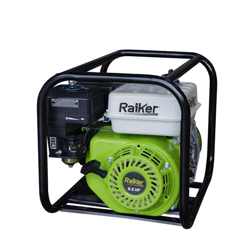 MOTOBOMBA AUTOCEBANTE A GASOLINA RAIKER 6.5 HP 2X2 4 TIEMPOS - RKB2265