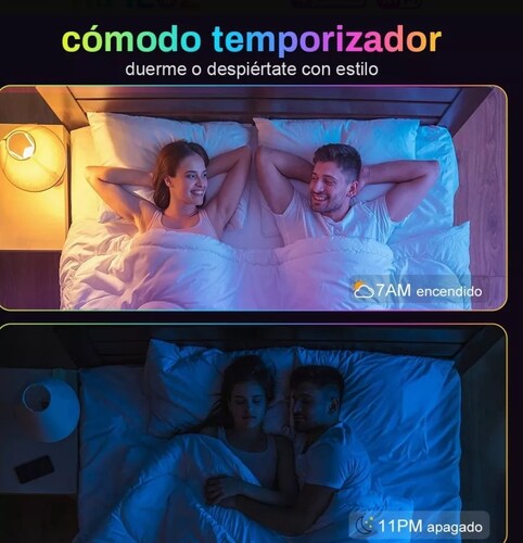 4 Focos Inteligente Wifi Rgb 12w Multicolor Bombilla Alexa