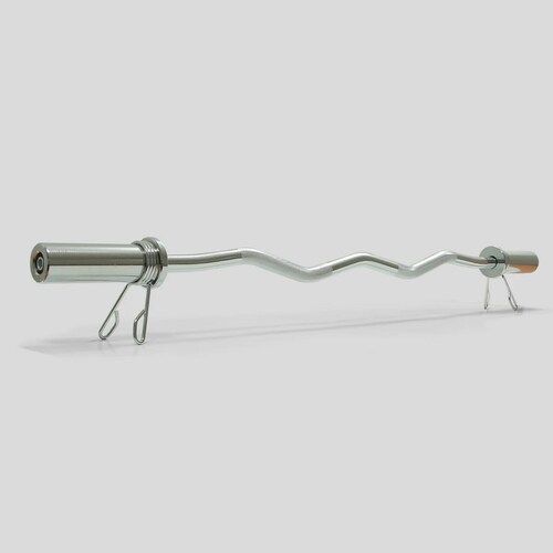 Barra Z Cromada Semiolímpica 120cm Gym / Gimnasio.
