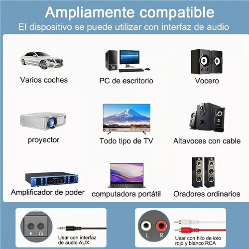 Transmisor/receptor Bluetooth 5.0 Lcd Para Pc, Tv, Bocina