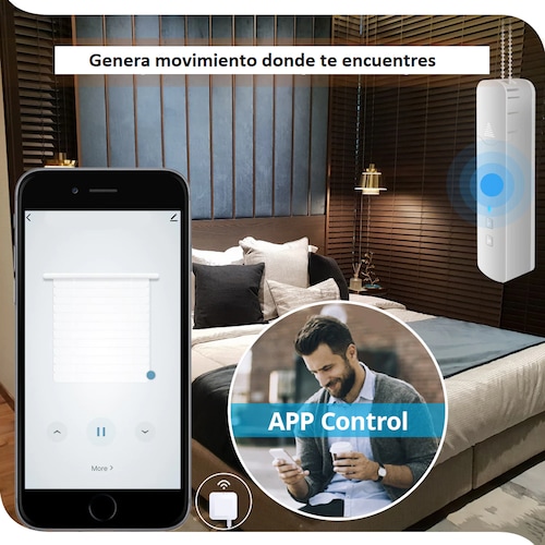 Controlador inteligente Con WiFi para persianas enrollables, Control remoto  por aplicación Smart Life, Tuya, Alexa y Google Home