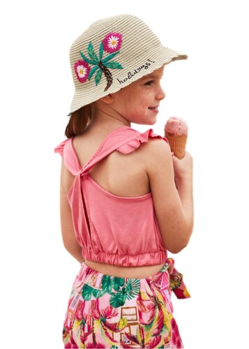 Conjunto 2 Pz Playera Short Niña Mayoral Color Peonía