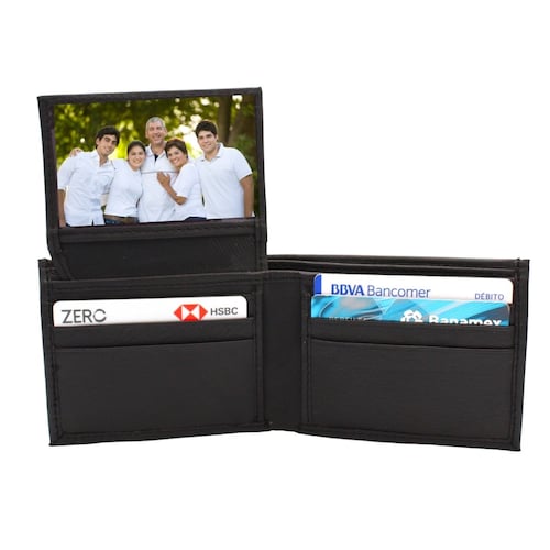 Cartera Billetera Carteras México Bifold Compartimiento Secreto Piel Genuina Regalo Hombre