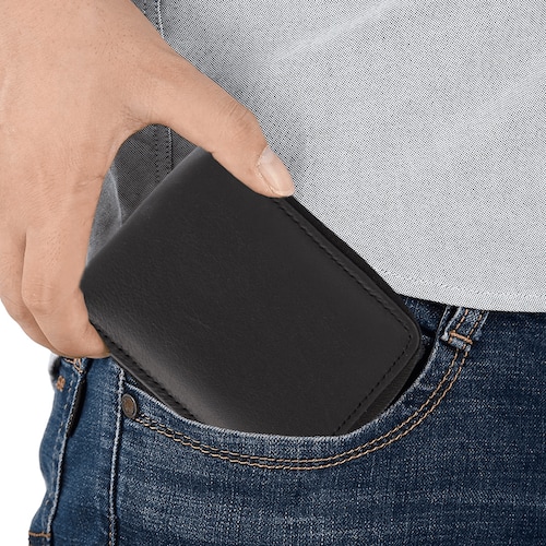 Cartera Billetera Carteras México Box Cierre Premium Piel Genuina Regalo Hombre