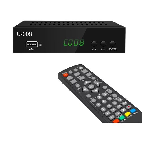 Decodificador Y Convertidor Digital Tv Full Hd 1080p