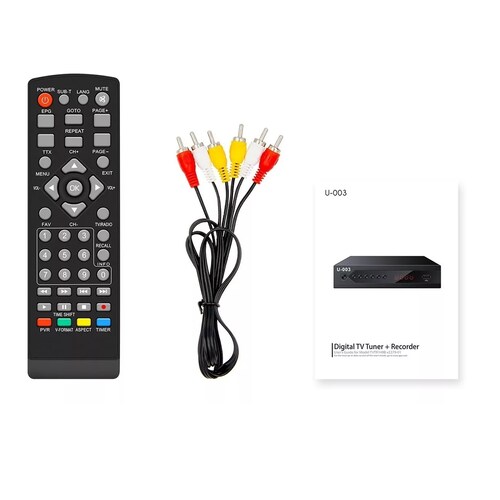 Decodificador Y Convertidor Digital Tv Full Hd 1080p