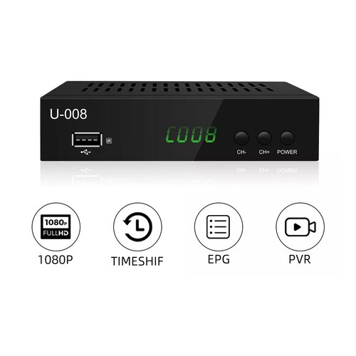 Decodificador Y Convertidor Digital Tv Full Hd 1080p