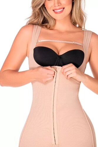 Fajas Colombianas Postparto Powernet Tipo Body Short Moldeador De figura, Faja Colombiana Postquirurgica Reductora De Medidas Para Mujer 