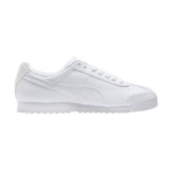 Puma classic all white best sale