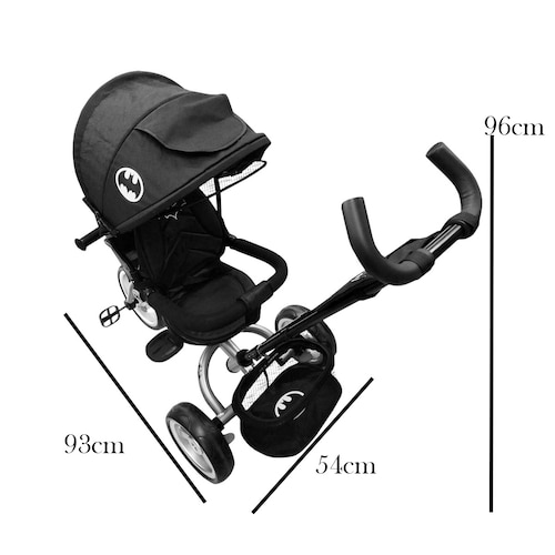 Triciclo Para Bebe De Lujo Evolutivo Batman