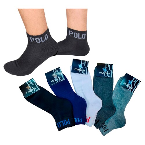 Tin Polo Club Caballero 6 Pares