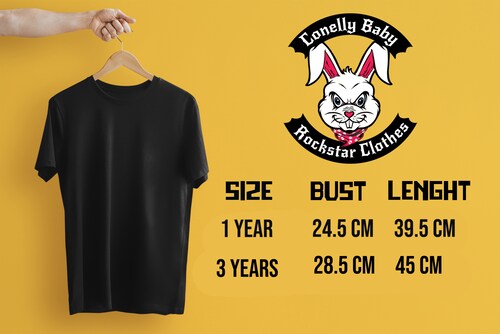 La Moda del Rock and Roll para los más pequeños: Playera para niños