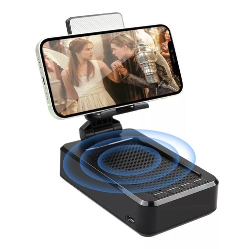 Soporte Celular Bocina Inalambrica Bluetooth Portatil