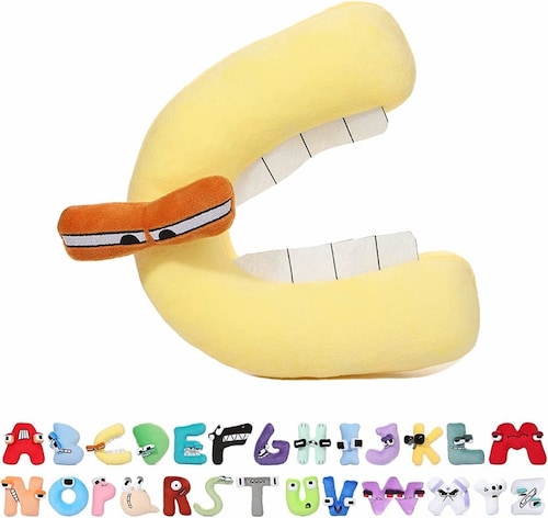 Alfabeto Lore Abc Juguete De Peluche Muñeca Para Niños FUNBU (letra C)