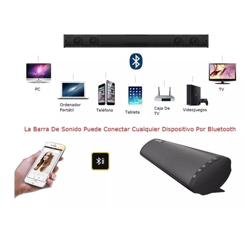 Barra De Sonido Bs-41 Bocina Bluetooth Optica 20w