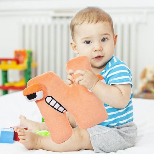 Alfabeto Lore Abc Juguete De Peluche Muñeca Para Niños FUNBU (letra N)