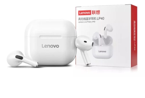Audífonos in-ear inalámbricos Lenovo LivePods LP40