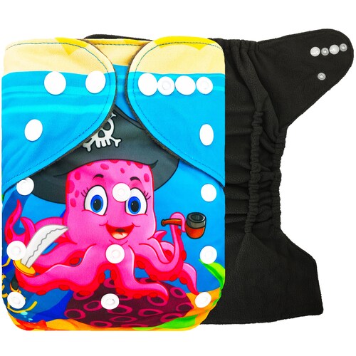 Pañal Ecológico Doble Barrera Con Inserto 4 Capas Ecobaby