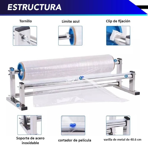 Emplayadora / Dispensador Película Estirable Playo De Mesa