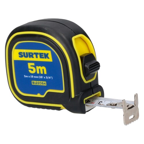 Flexómetro Soft Grip 5m x 3/4pulg Herramientas Surtek