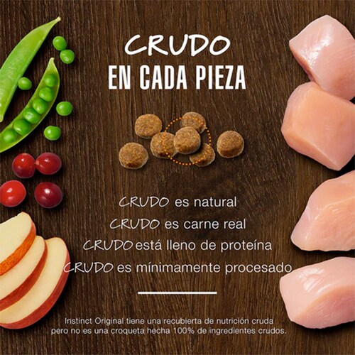Instinct Original Alimento para Gatos con Carne Real de Pollo, Alto en Proteína y libre de granos, 2.2kg