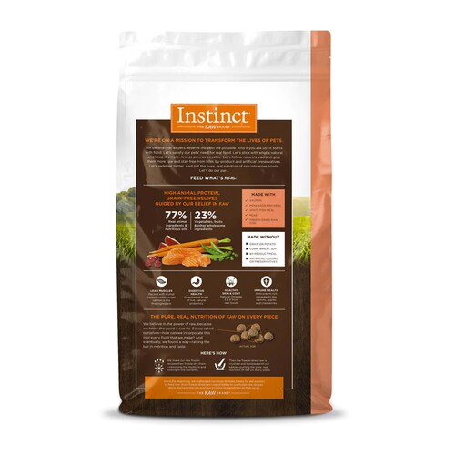 Instinct Original Alimento para Gatos con Carne Real de Salmón, Alto en Proteína y libre de granos, 2kg