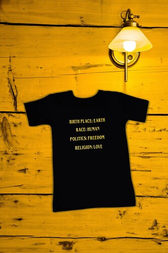 Playera para niños con mensaje de amor para expresarse con estilo