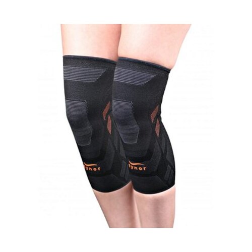 Rodillera Deportiva Nylon Air Par Naranja Neon 103 Tynor