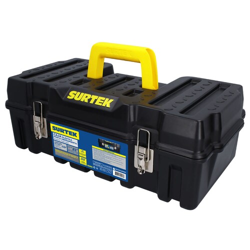 Caja Porta Herramientas 21pulg Plástico Broches Surtek