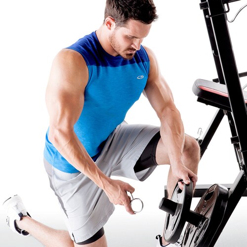 Marcy Banco de pesas olímpico ajustable con desarrollador de piernas para  levantamiento de pesas y entrenamiento de fuerza