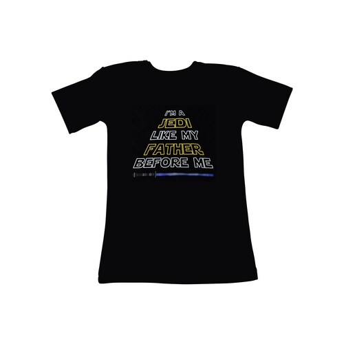 Playera para niños con diseño de una Galaxia Muy, Muy lejana