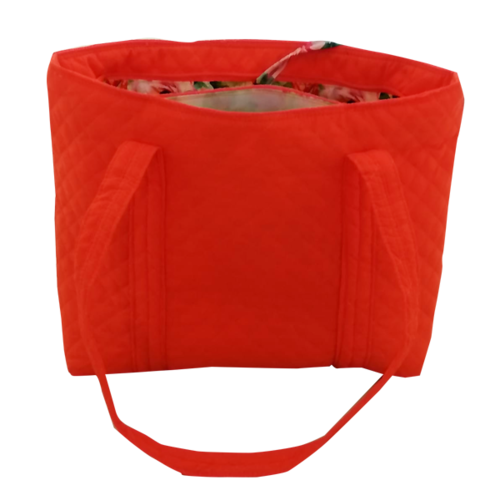  BOLSA DAMA NARANJA NEON FLORAL NEONORANGEBAG