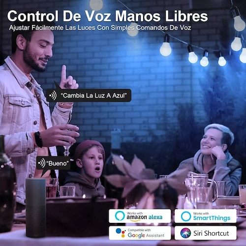 Foco Inteligentes Wifi Led Rgbcw 12w Para Alexa Google Home