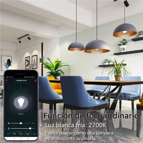 Foco Inteligente Wifi Con Siri Alexa Google Home 10w