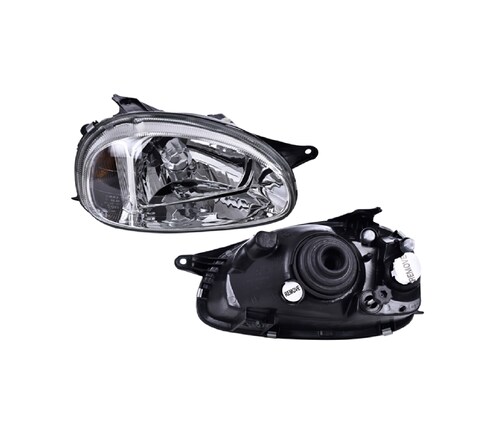Par de Faros Chevy / Swing / Monza / JOY 2001 2002 2003 01 02 03 CON ajustes Optimo izquierdo y derecho