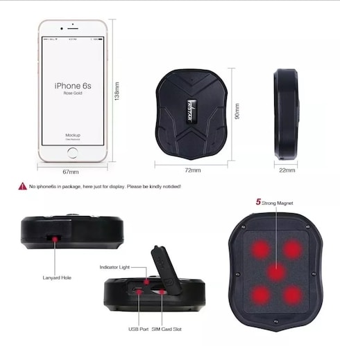 Localizador Rastreador Portátil Mini Gps Auto Tk905 Tkstar