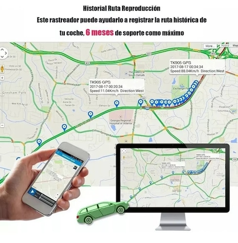 Localizador Rastreador Portátil Mini Gps Auto Tk905 Tkstar