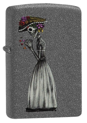 Encendedores Zippo pareja de calaveras dia de muertos 